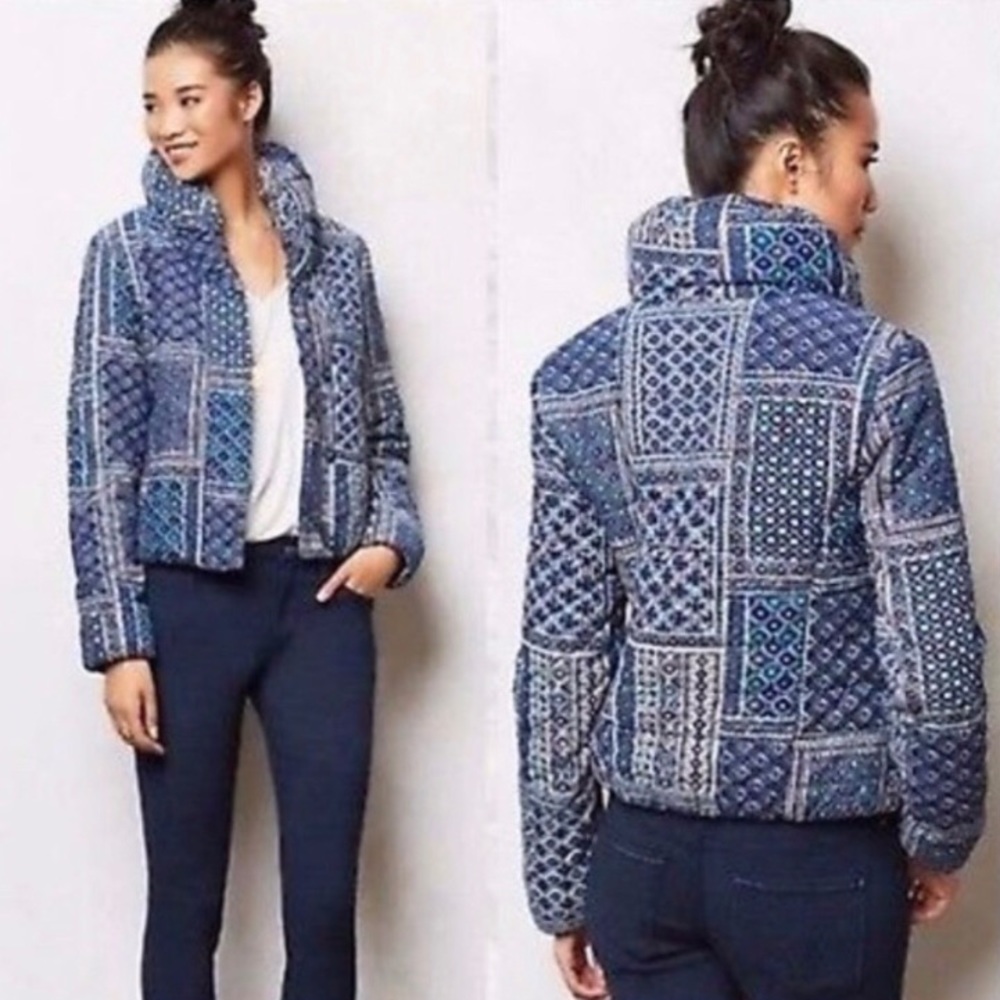 Anthropologie Pilcro Quilted Puffer Jacket